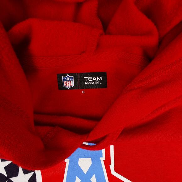 NFL Tennessee Oilers Mens XL Hoodie Team Apparel Sweatshirt Inaugural Season - Picture 7 of 10